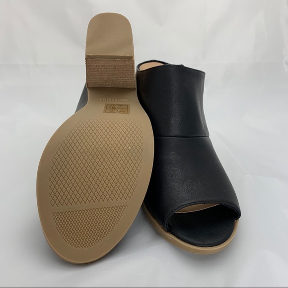 NEW Call it Spring Galerassi Peep Toe Mule Black - Picture 6 of 6